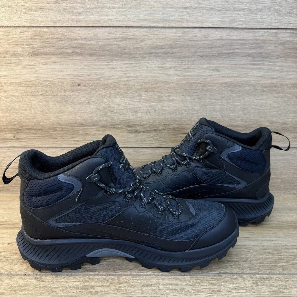 Merrell Speed Strike 2 Mid Waterproof Hiking Boot Men's Sz 11.5 Black J037833